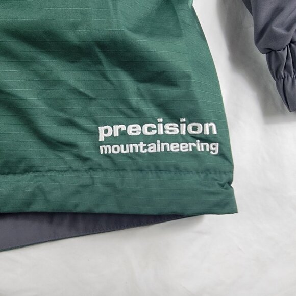 Precision Mountaineering Dry Tek Mens Large Green Winter Jacket Warm Outdoors - Picture 3 of 14